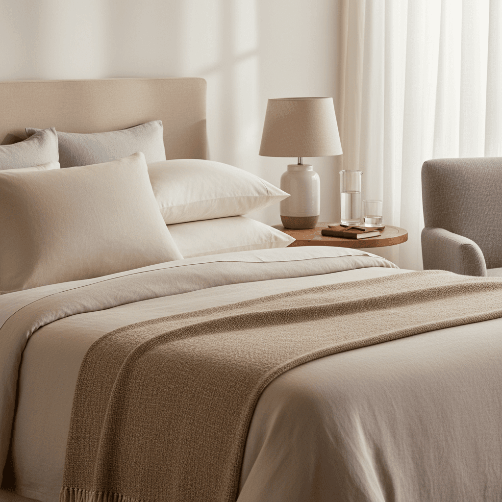 Comfortable, private bedroom designed for rest and comfort